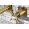 Kingston Brass KS6023ZX Wall Mount Tub Faucet, Antique Brass KS6023ZX - alternate 3